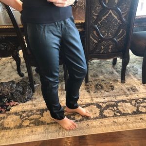 Peck&Peck leather front pants